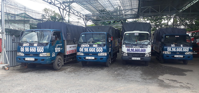 Hệ thống xe tải cung cấp dịch vụ chuyển nhà giá rẻ quận Gò Vấp tại Sài Gòn Thành Công